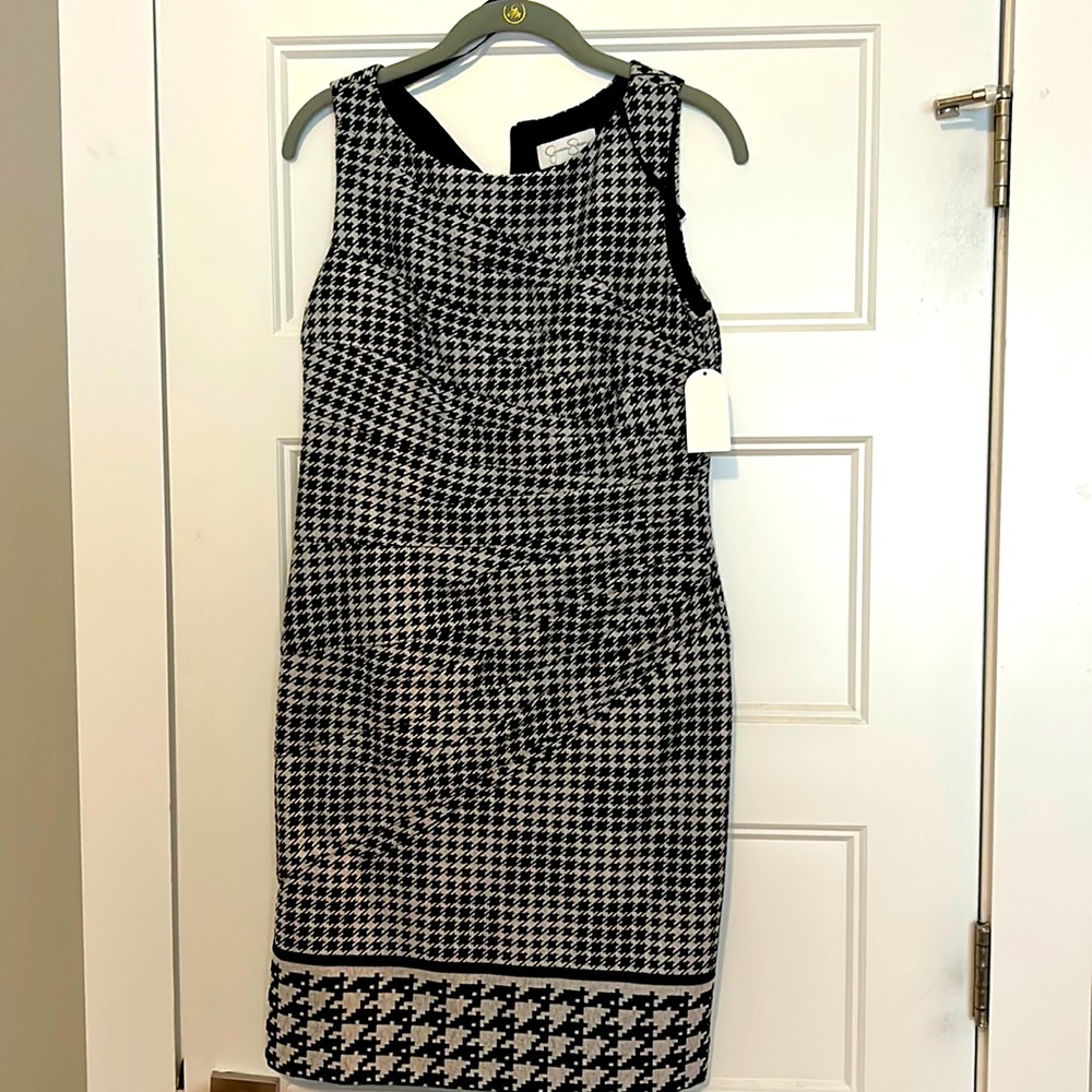 Black and white dress